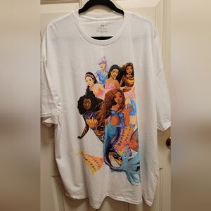 Disney Little Mermaid 100% Cotton Size 3x NWOT